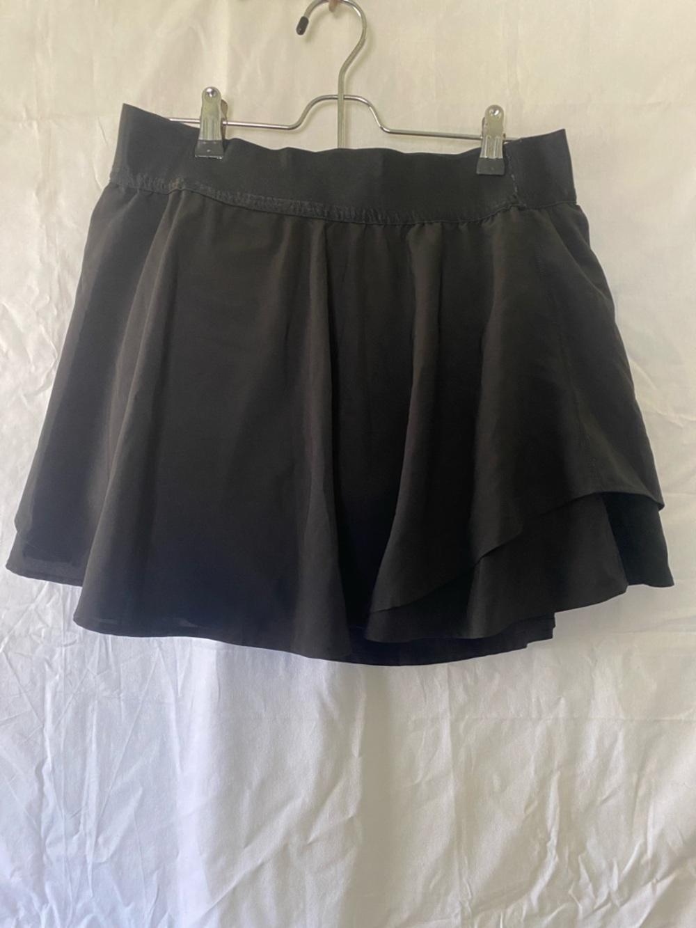90 Degree By Reflex Black Layered Mini Skirt